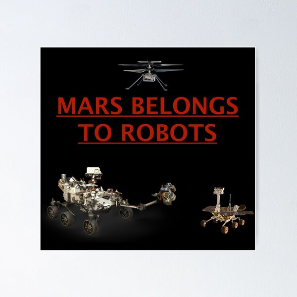 Item preview, Mars Belongs To Robots designed and sold by FunGuru.