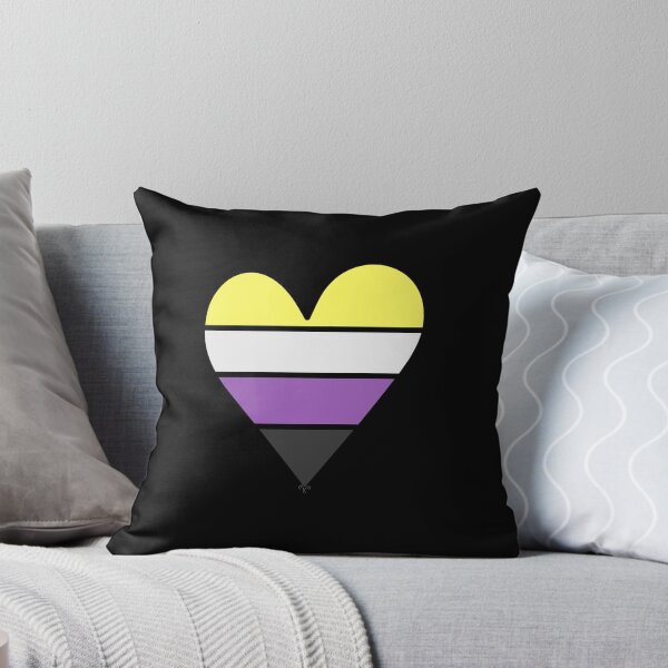 Item preview, Nonbinary Pride Heart - 2021 Pride designed and sold by drkprxncess.