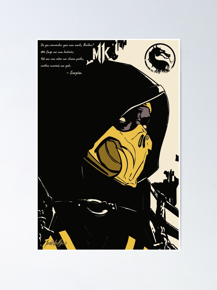 Poster Mortal Kombat - Scorpion, Wall Art, Gifts & Merchandise