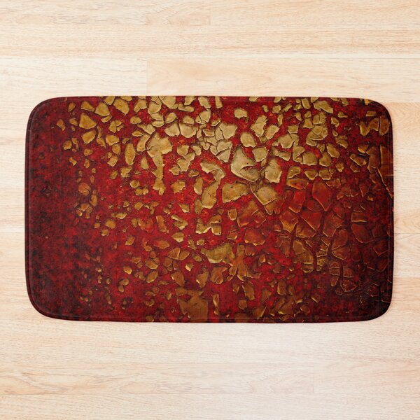Item preview, Red golden mixed shiny rust texture pattern designed and sold by anzus13carlett.