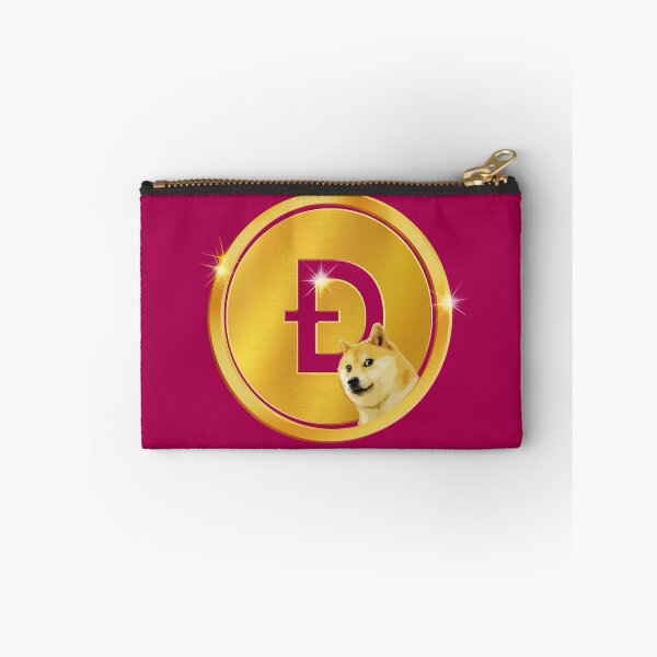 Item preview, Golden Dogecoin Currency Emblem - Vibrant Magenta Crypto Art designed and sold by Art-PraveenRai.