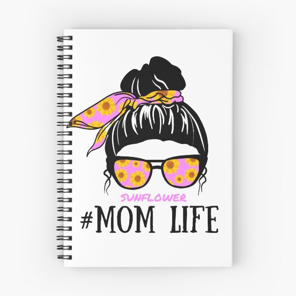 Item preview, Messy Bun Sunflower | Momlife designed and sold by Mixture-DESIGN.