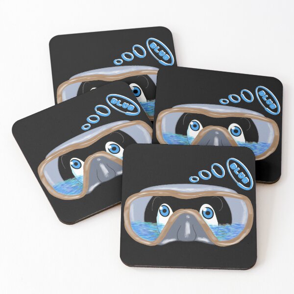 Item preview, A diver with water in the Goggles, swimming, swim, zwemmen, zwemles, pool, zwembad designed and sold by Zwembad Vergelijker.