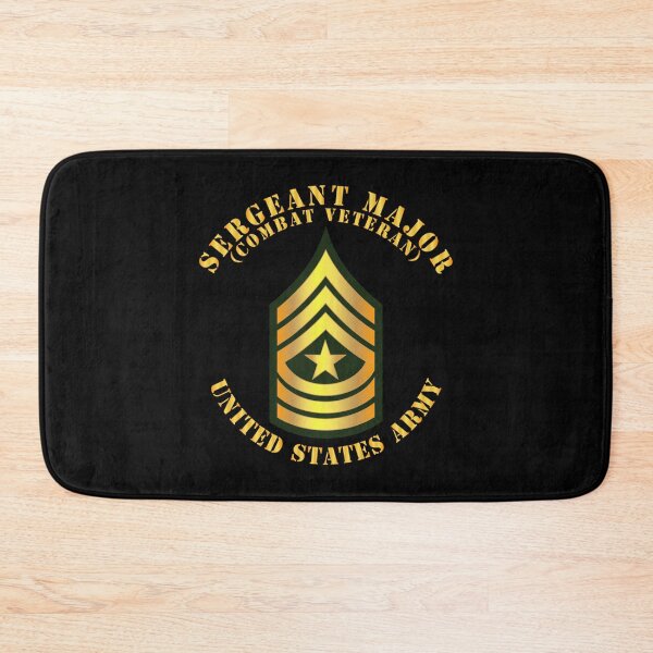 Item preview, Army - Sergeant Major - SGM - Combat Veteran designed and sold by Military Insignia Products.