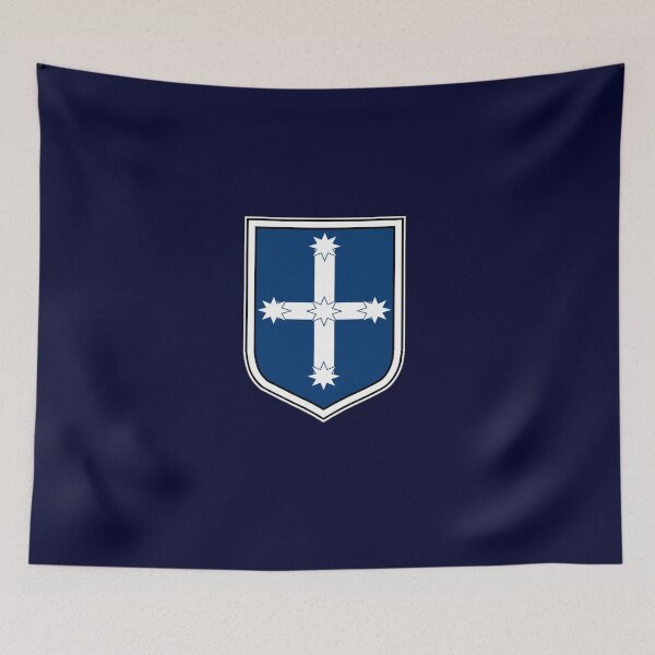 Item preview, Australian Eureka flag in the shape of a shield designed and sold by headpossum.