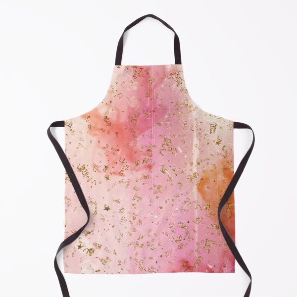 Item preview, Peach Watercolor With Gold Confetti designed and sold by Designs By YL.