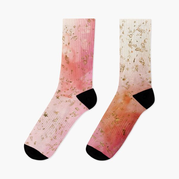 Item preview, Peach Watercolor With Gold Confetti  designed and sold by Designs By YL.