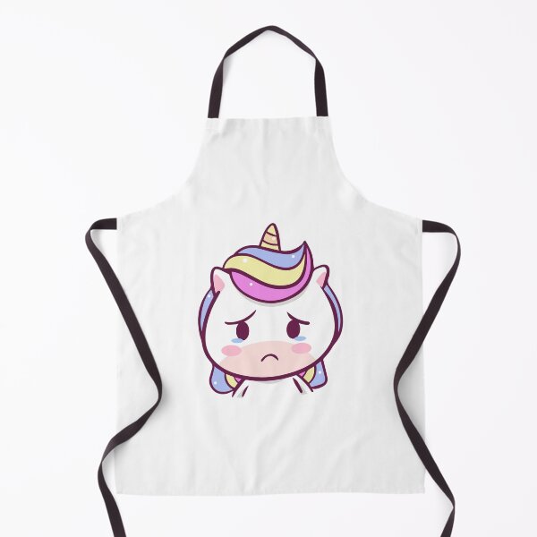 Artikelvorschau, Cute Kawaii Sad Lonely Unicorn entworfen und verkauft von KawaiiStickers-.