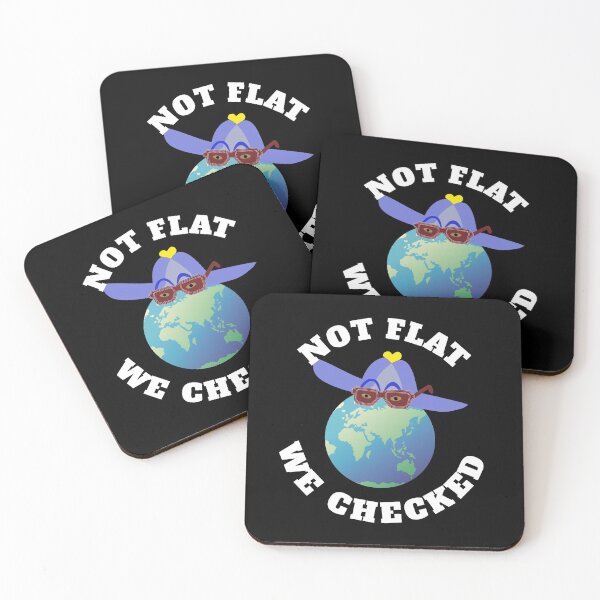Item preview, The earth is not flat. We checked it out. designed and sold by Bodino.