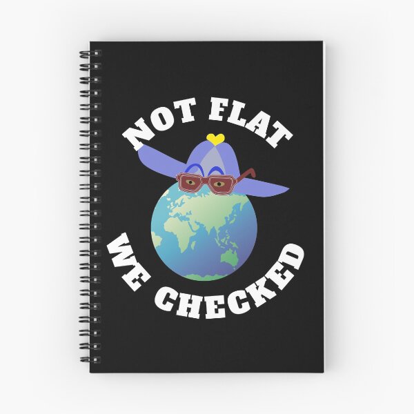 Item preview, The earth is not flat. We checked it out. designed and sold by Bodino.