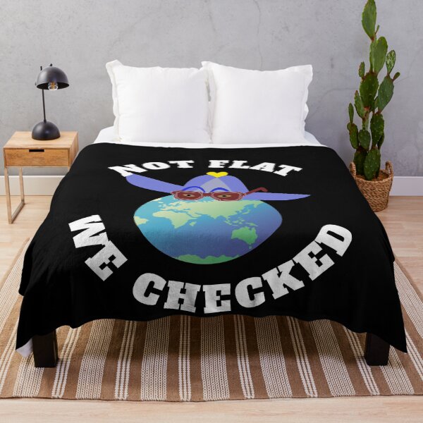 Item preview, The earth is not flat. We checked it out. designed and sold by Bodino.