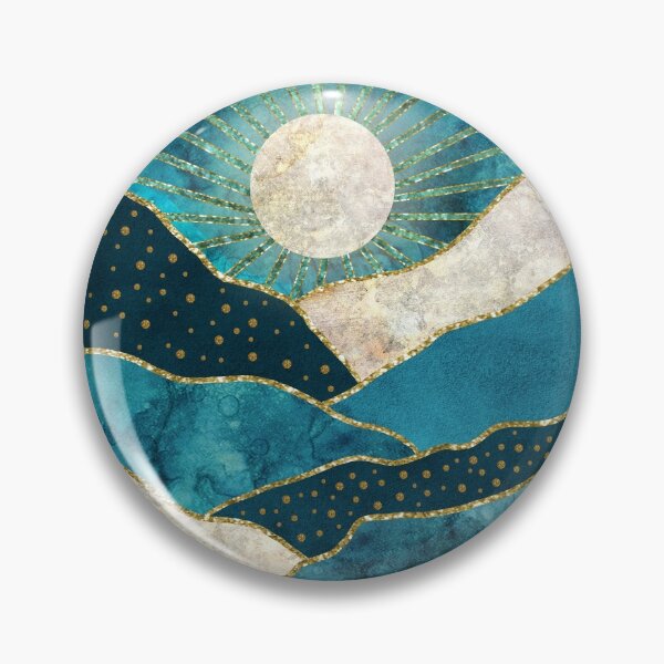 Item preview, Turquoise Rising Sun Landscape designed and sold by maryedenoa.