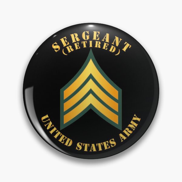 Item preview, Army - Sergeant - SGT - Retired designed and sold by Military Insignia Products.