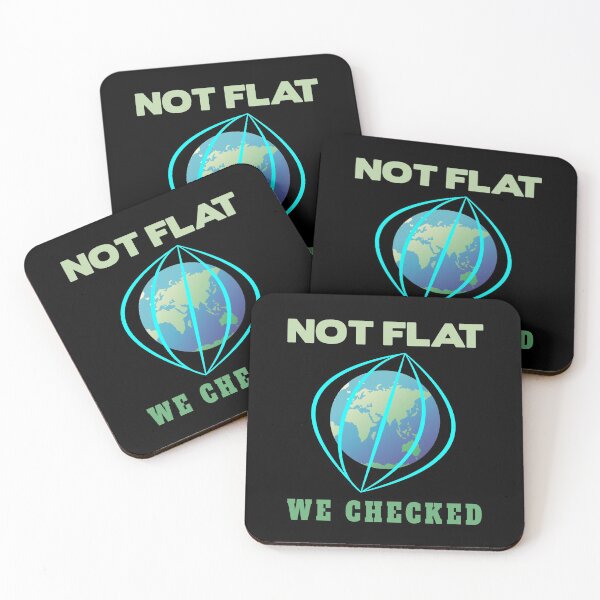 Item preview, The earth is not flat. We checked it out. designed and sold by Bodino.