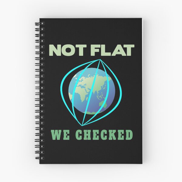 Item preview, The earth is not flat. We checked it out. designed and sold by Bodino.