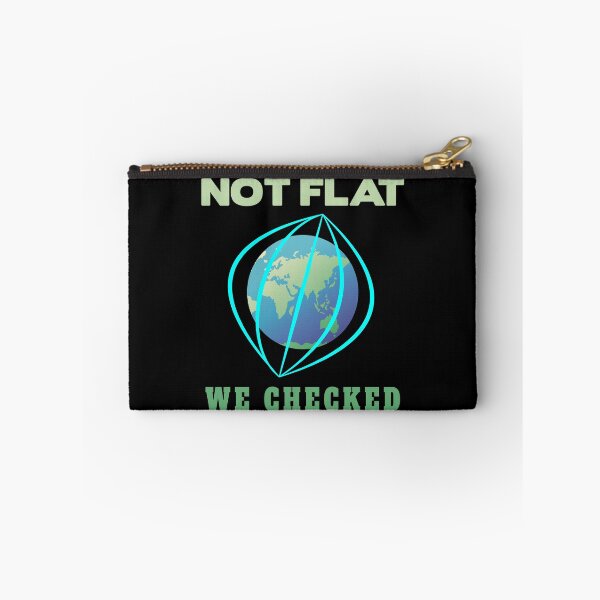 Item preview, The earth is not flat. We checked it out. designed and sold by Bodino.