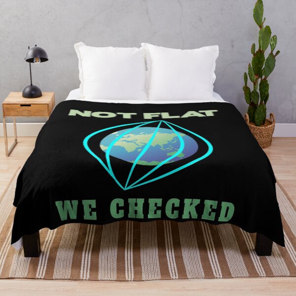 Item preview, The earth is not flat. We checked it out. designed and sold by Bodino.