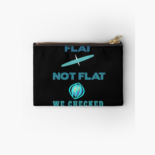 Item preview, The earth is not flat. We checked it out. designed and sold by Bodino.