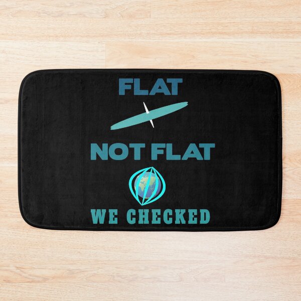 Item preview, The earth is not flat. We checked it out. designed and sold by Bodino.