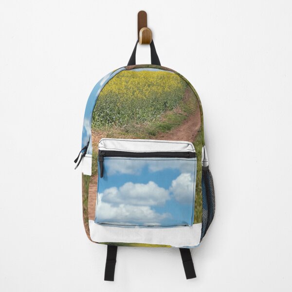 Item preview, Field with rapeseed and country road designed and sold by goceris.
