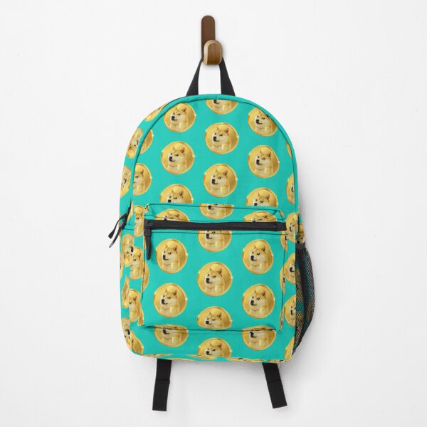Item preview, Golden Doge Coin Emblem - Vibrant Turquoise Shiba Inu Crypto Art designed and sold by Art-PraveenRai.