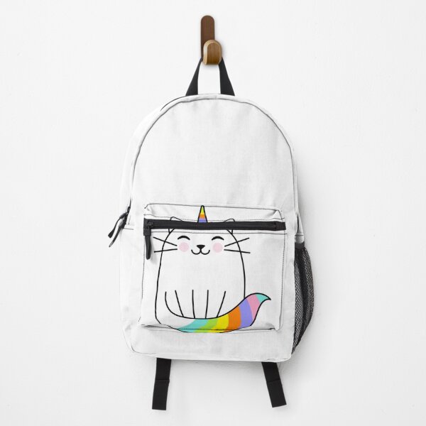 Artikelvorschau, Cute Kawaii Happy Cat Unicorn Magic entworfen und verkauft von KawaiiStickers-.