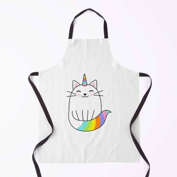 Artikelvorschau, Cute Kawaii Happy Cat Unicorn Magic entworfen und verkauft von KawaiiStickers-.