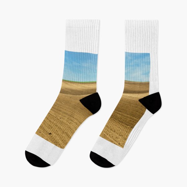 Item preview, plowed field landscape in springtime agriculture designed and sold by goceris.