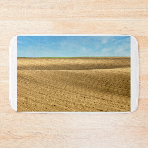Item preview, plowed field landscape in springtime agriculture designed and sold by goceris.