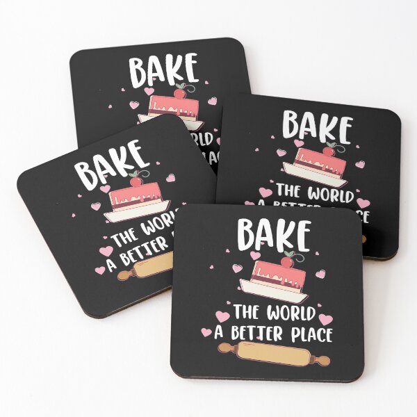 Item preview, Bake the world a better place, Funny Baking Gift designed and sold by oussimakh.