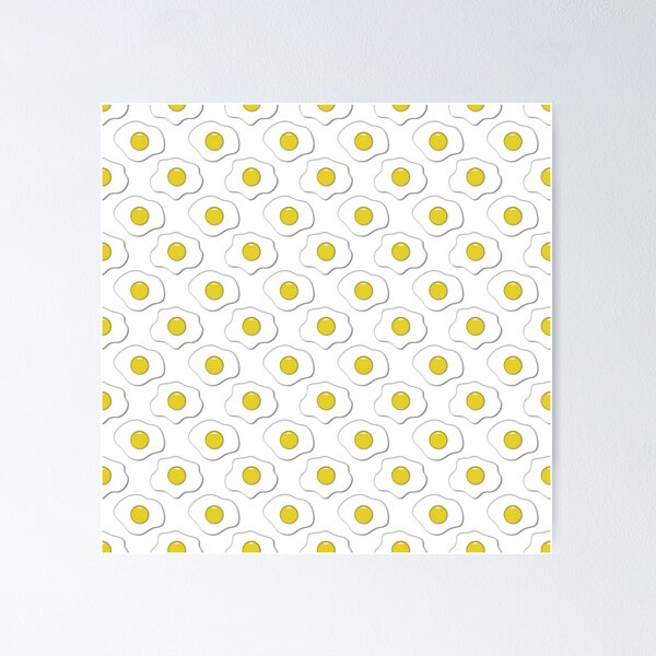 Item preview, Fried Egg Polka Dot Pattern designed and sold by MarkUK97.