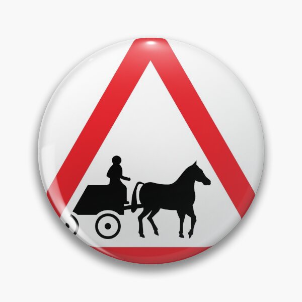 Item preview, UK traffic sign: Horse drawn vehicles ahead (TSRGDNO 550.2) designed and sold by Spyromike.