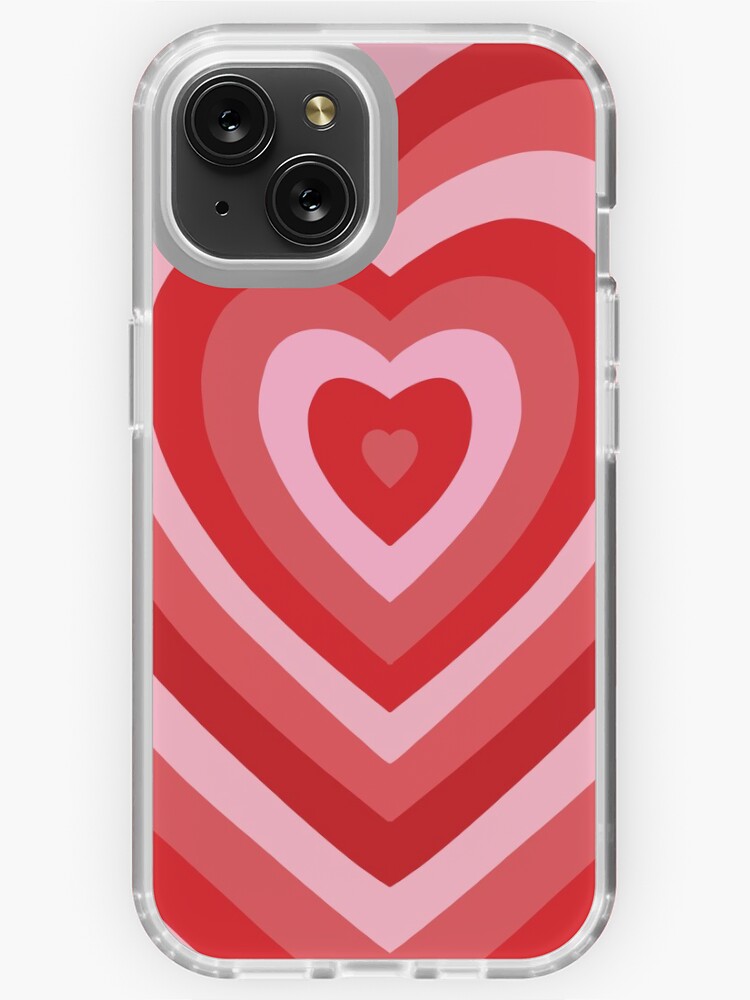 Retro Heart Aesthetic Red Colour Trending iPhone Case