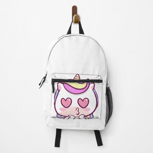 Artikelvorschau, Cute Kawaii Love Unicorn with Heart Eyes entworfen und verkauft von KawaiiStickers-.