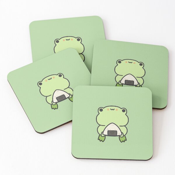 Item preview, Cute Onigiri Frog Cozy Handdrawn designed and sold by patrick10reyes.