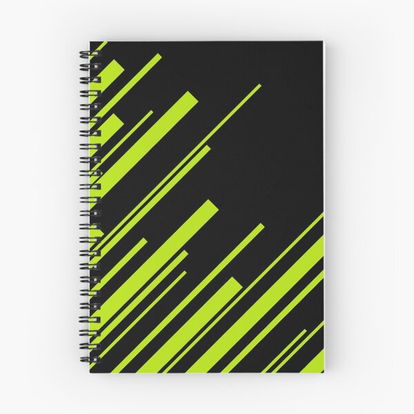 Item preview, Diagonals - Lime Green on Black  designed and sold by LAEC-Shop.