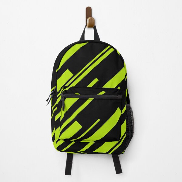 Item preview, Diagonals - Lime Green on Black designed and sold by LAEC-Shop.