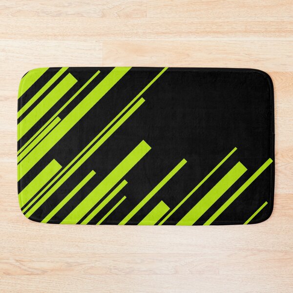 Item preview, Diagonals - Lime Green on Black  designed and sold by LAEC-Shop.