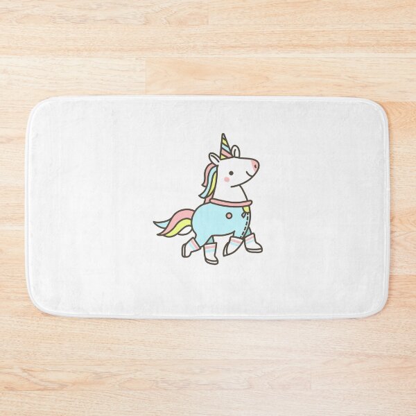 Item preview, Cute Kawaii Happy Unicorn Prancing in Outfit designed and sold by KawaiiStickers-.