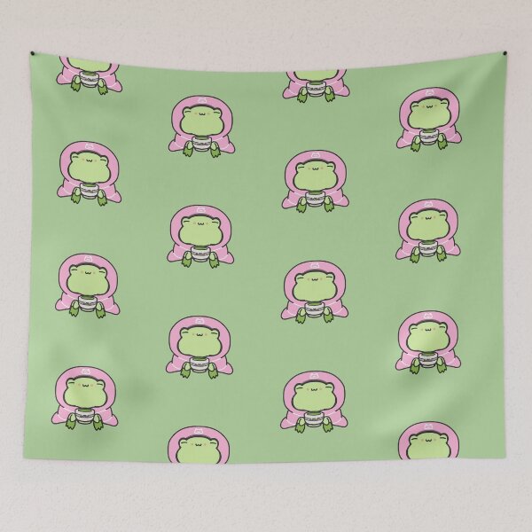 Item preview, Pink Blanket Cozy Frog Matcha designed and sold by patrick10reyes.