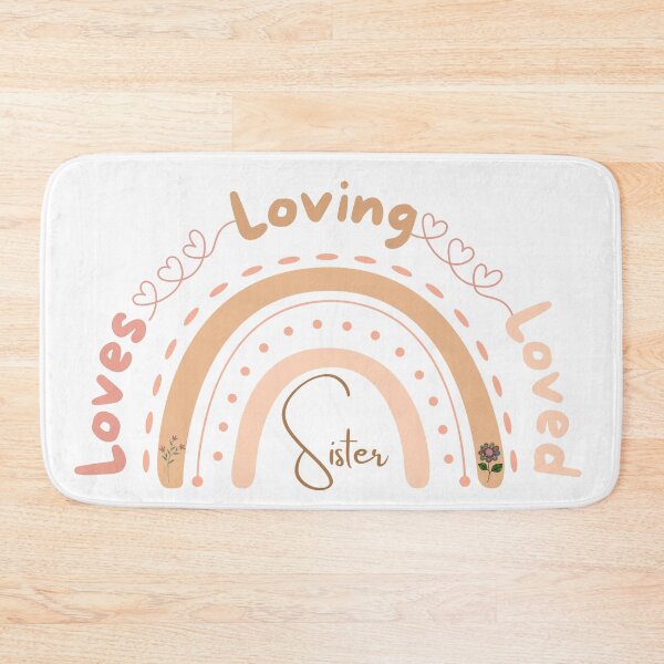 Item preview, Cute Organic Boho Rainbow - Loves Loving Loved Sister [#192] designed and sold by AfriStyleUK.