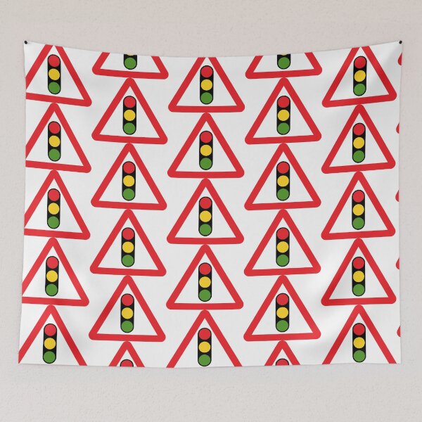 Item preview, UK traffic sign: Traffic signals ahead (TSRGDNO 543) designed and sold by Spyromike.