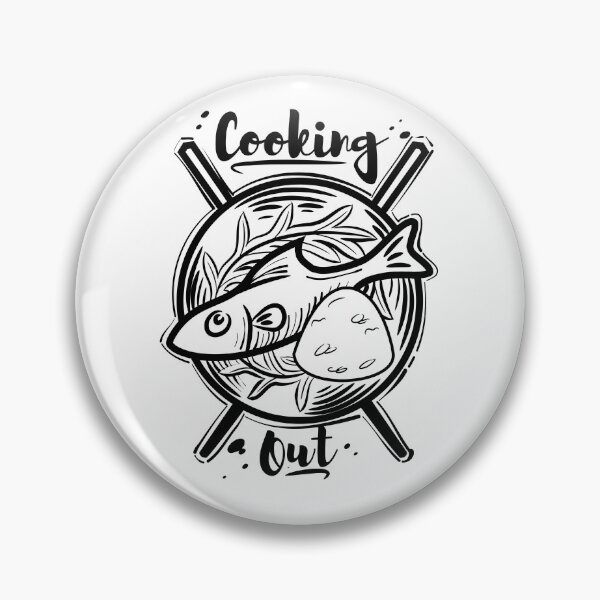 Item preview, Cooking Out Logo designed and sold by tonedeaf13.