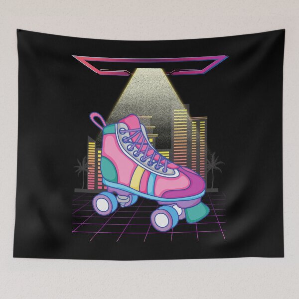 Item preview, Retro 80s Synthwave Roller Skate designed and sold by ZavageDesigns.