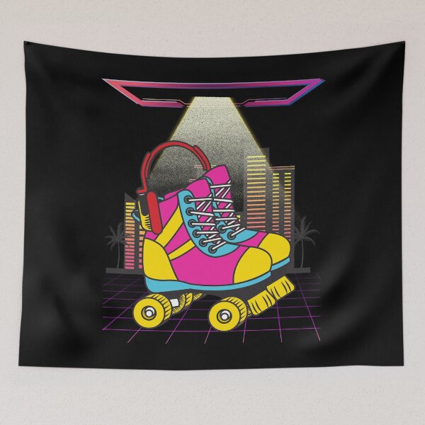 Item preview, Retro 80s Synthwave 90s Roller Skate Disco designed and sold by ZavageDesigns.