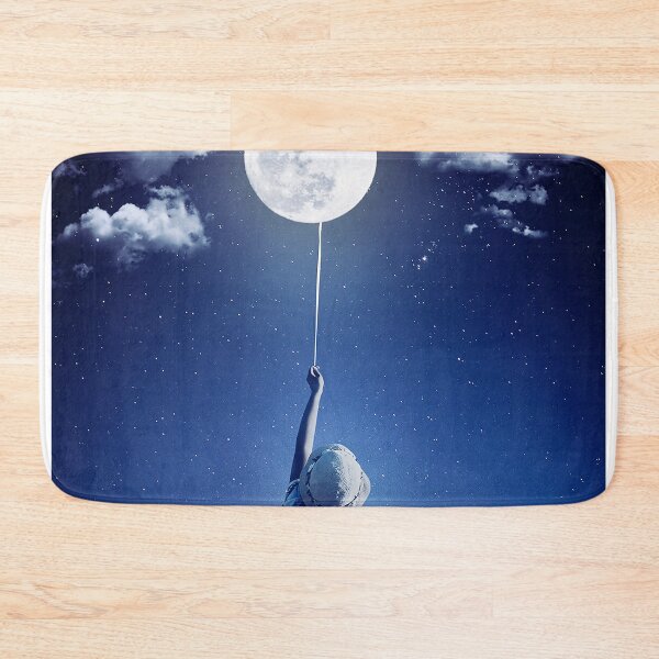 Item preview, Holding moon balloon  designed and sold by Yasmine khalifa.