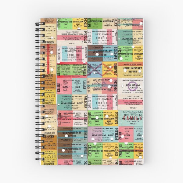 Item preview, Tourist train Tickets (Victoria and Tasmania  designed and sold by VR-Densha-Otaku.