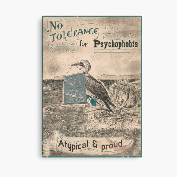 Item preview, No tolerance for psychophobia - Neurodiversity designed and sold by Loki Propagandart.