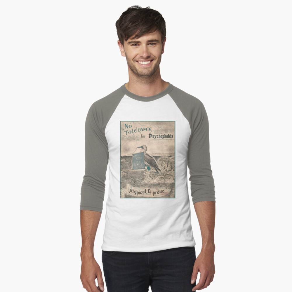Item preview, Baseball ¾ Sleeve T-Shirt designed and sold by EchoppeDeLoki.
