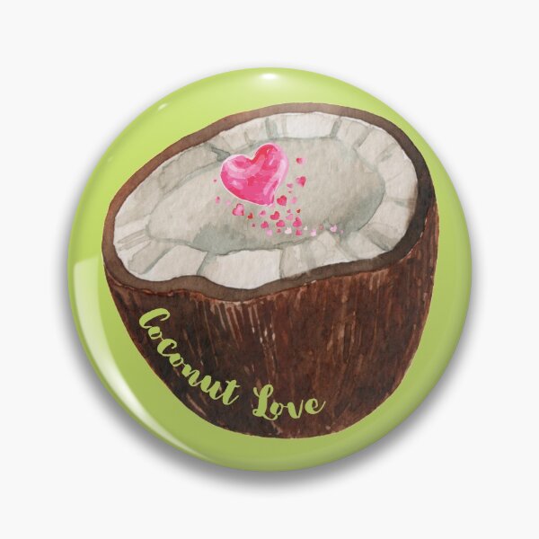 Item preview, Coconut Love Watercolour designed and sold by TheLomiLoveBus.